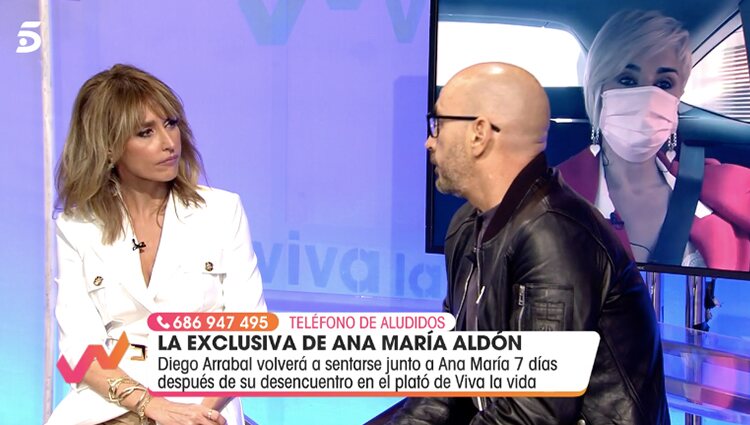 Emma García y Diego Arrabal hablando sobre Ana María