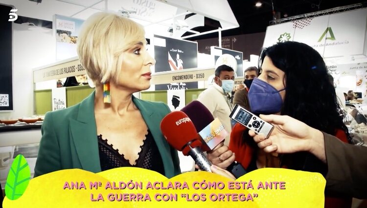 Ana María Aldón habla para 'Sálvame'