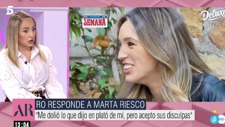 Rocío Flores habla de Marta Riesco | Foto: telecinco.es