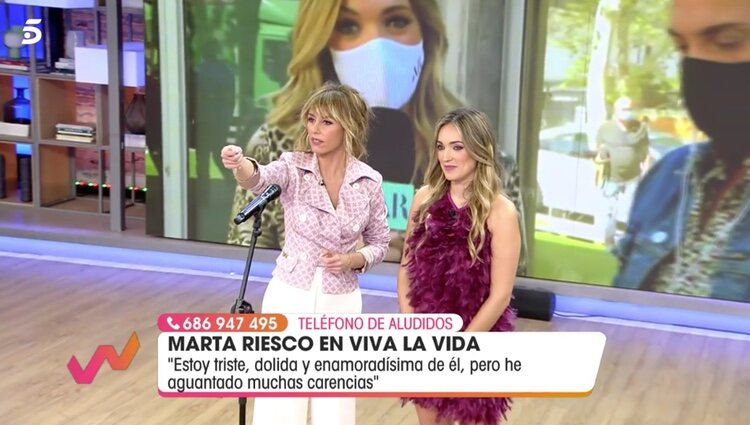 Marta Riesco en 'Viva la Vida' / Foto: Telecinco.es