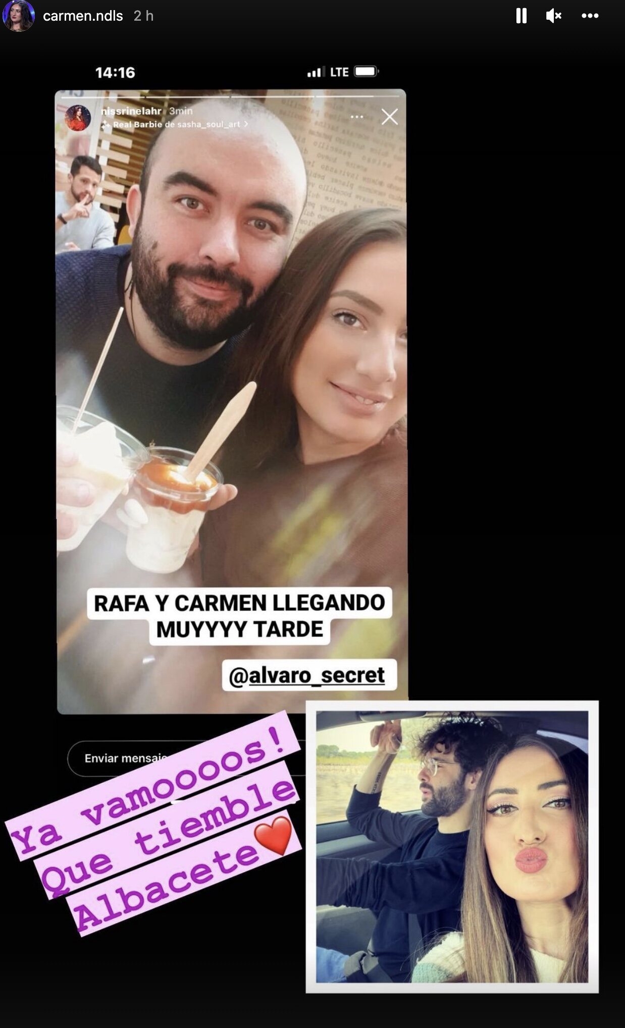 Nissy y Álvaro y Rafa y Carmen | Instagram