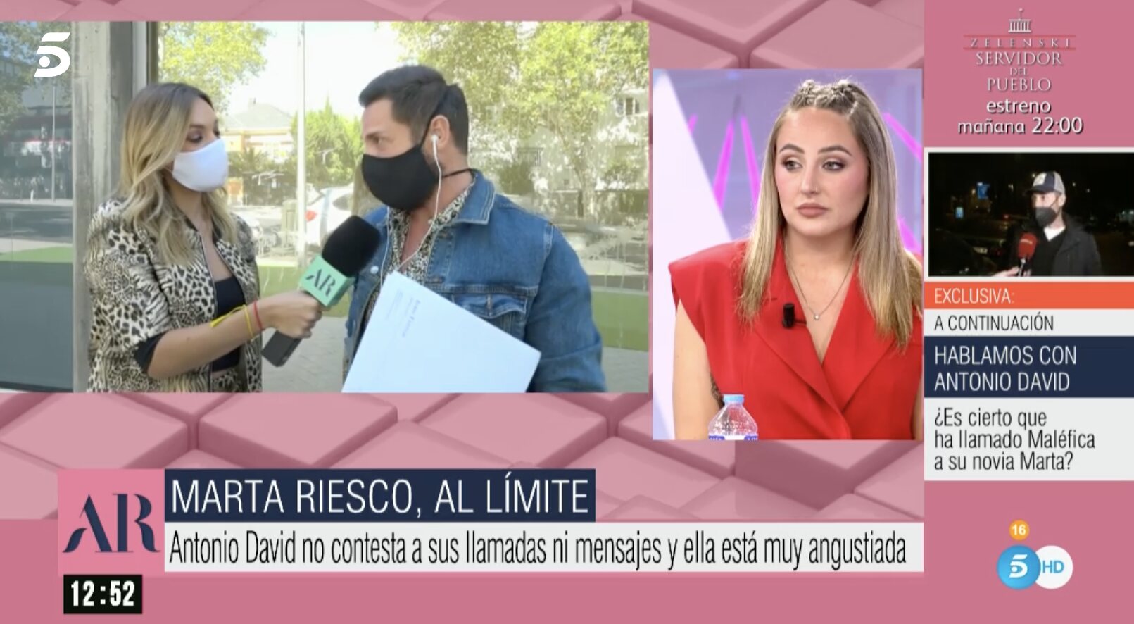 Rocío Flores asegura que sabe lo justo de la ruptura de Antonio David y Marta Riesco | Foto: Telecinco.es