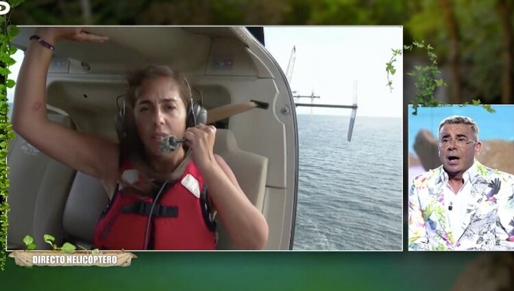 Anabel Pantoja en el helicóptero | Foto: telecinco.es