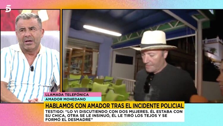 Amador Mohedano en 'Sálvame' / Foto: Telecinco.es