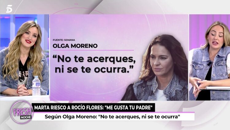 Marta Riesco y Rocío Flores hablan de su amistad / Foto: Telecinco.es