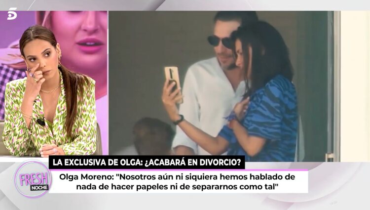 Gloria Camila habla en 'Ya son las ocho' / Foto: Telecinco.es