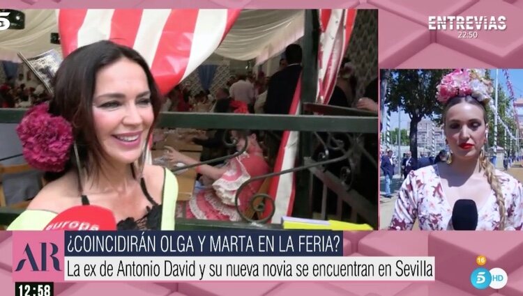 Marta Riesco hablando de Olga Moreno | Foto: telecinco.es