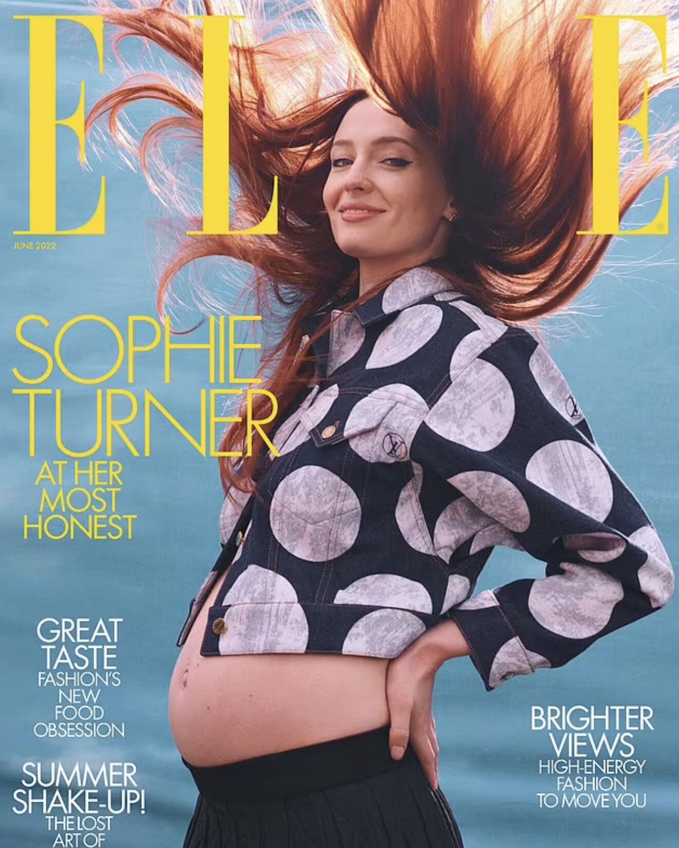 Sophie Turner en la portada de ELLE