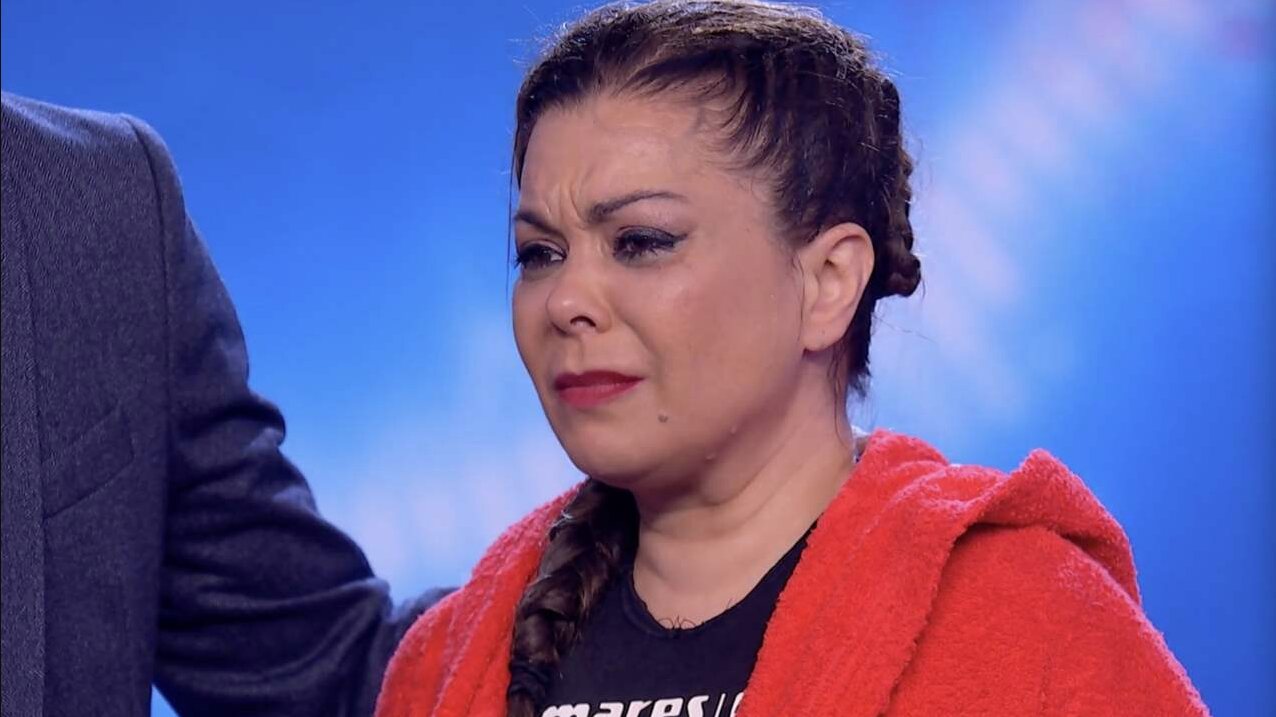 María José Campanario tras enfrentarse a un reto en 'El Desafío'/ Foto: Antena 3