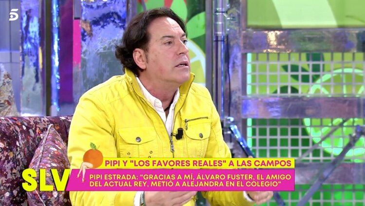 Pipi Estrada en 'Sálvame' / Foto: Telecinco.es