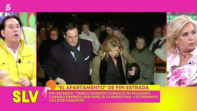 Pipi Estrada y Carmen Borrego en 'Sálvame'
