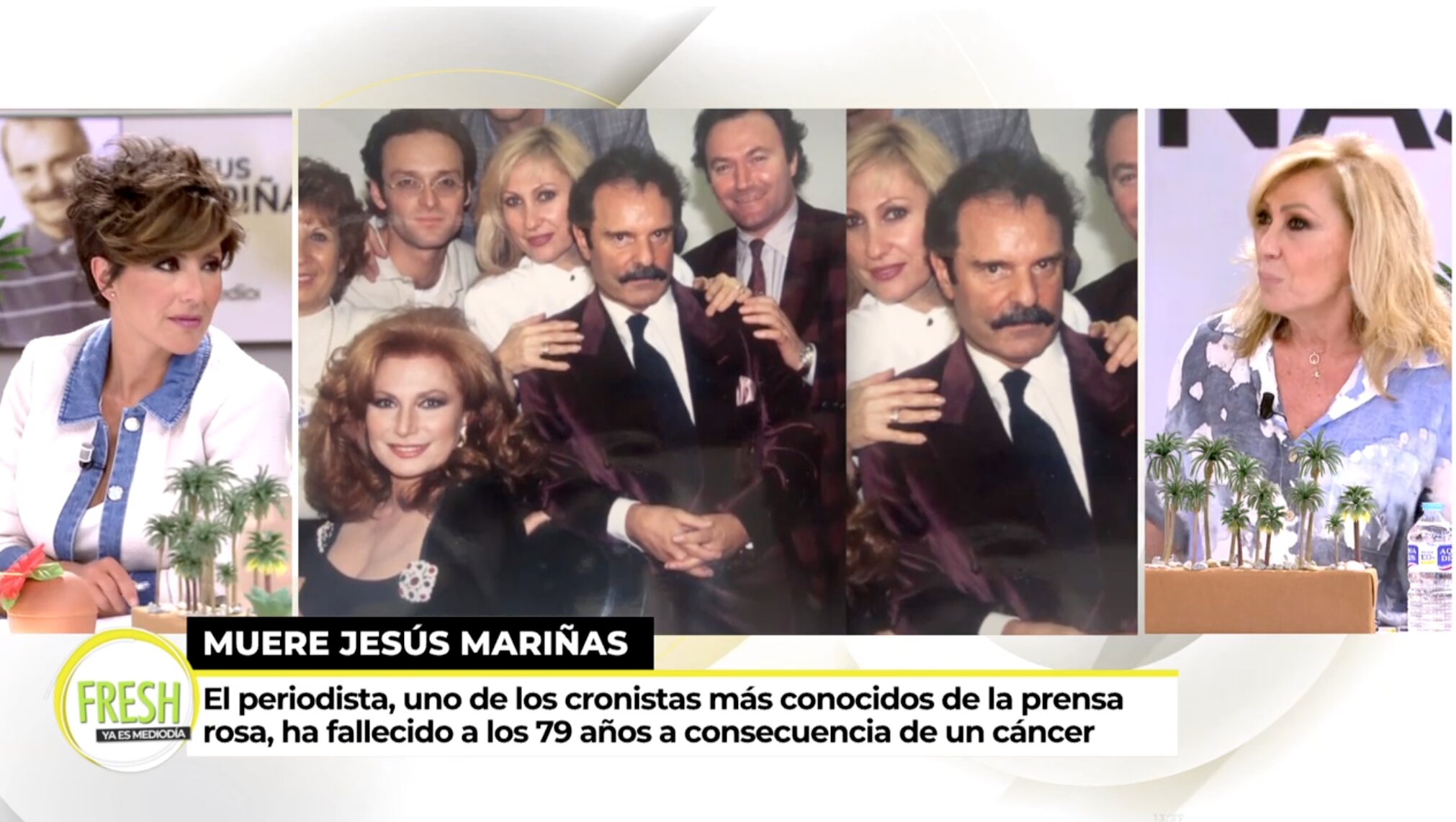 Rosa Benito y Jesús Mariñas, dos grandes amigos desde hacea años | Foto: Telecinco.es