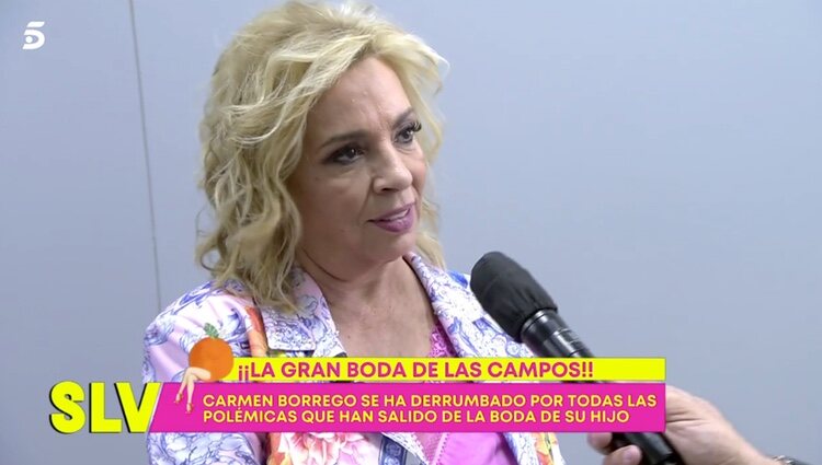 Carmen Borrego en 'Sálvame' / Foto: Telecinco.es