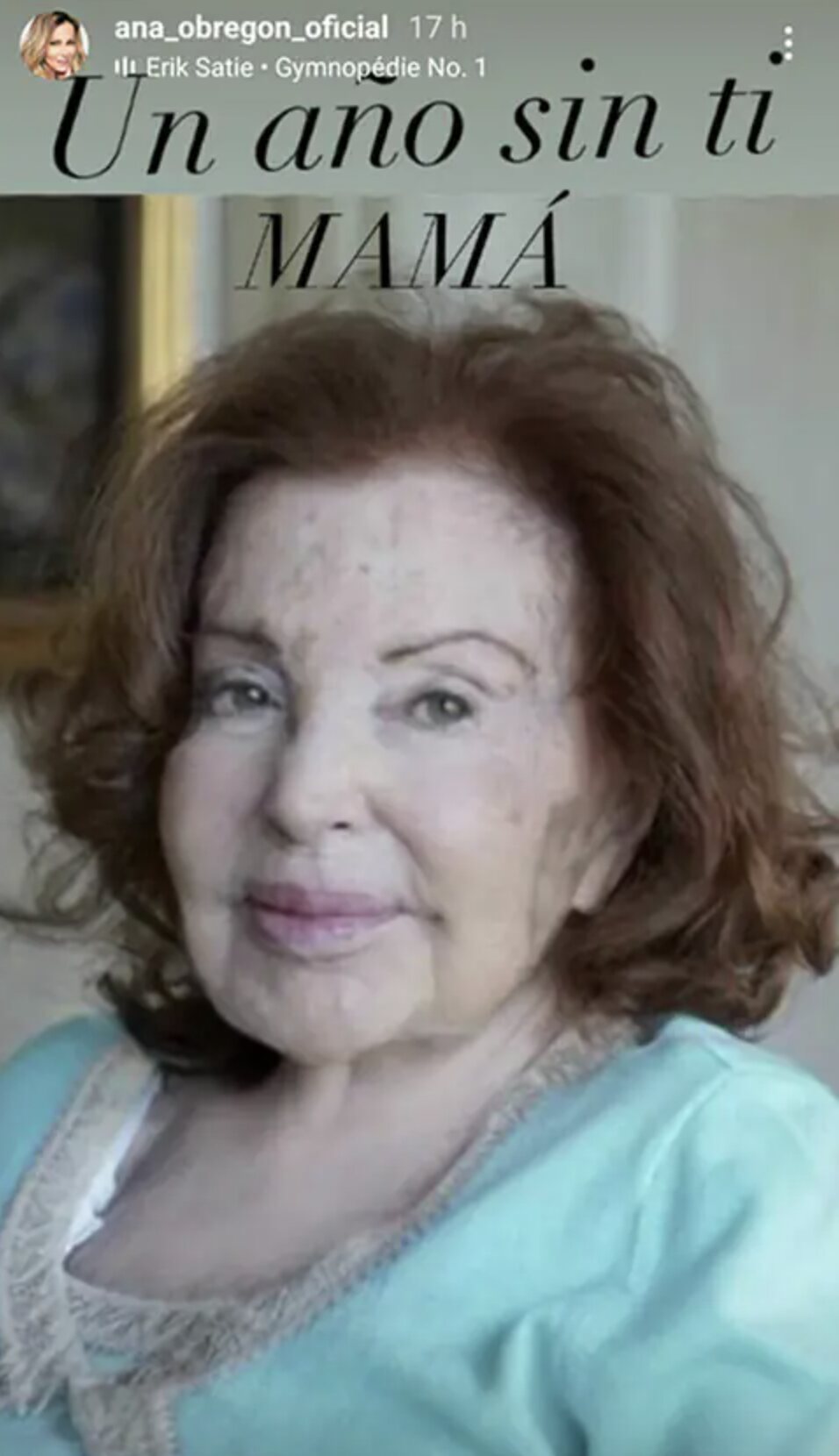 Ana Obregón recuerda a su madre en el aniversario de su muerte/ Foto: Instagram