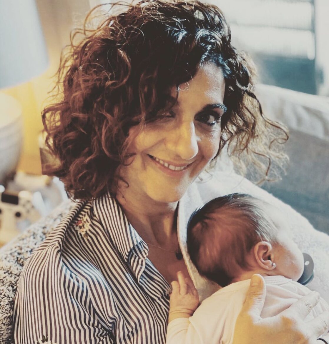 La madre de Laura Escanes con la pequeña Roma/ Foto: Instagram
