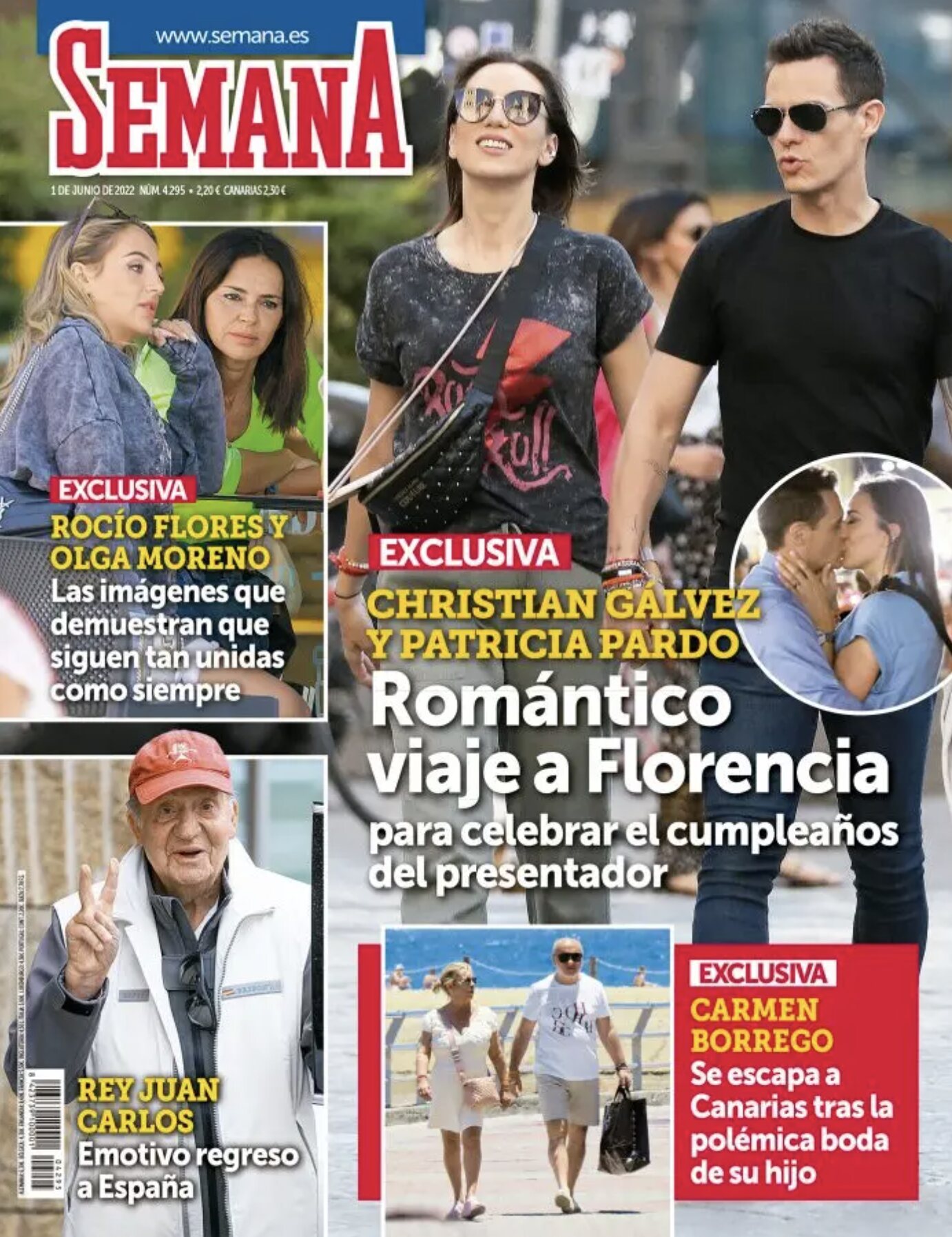 Christian Gálvez y Patricia Pardo en la portada de Semana