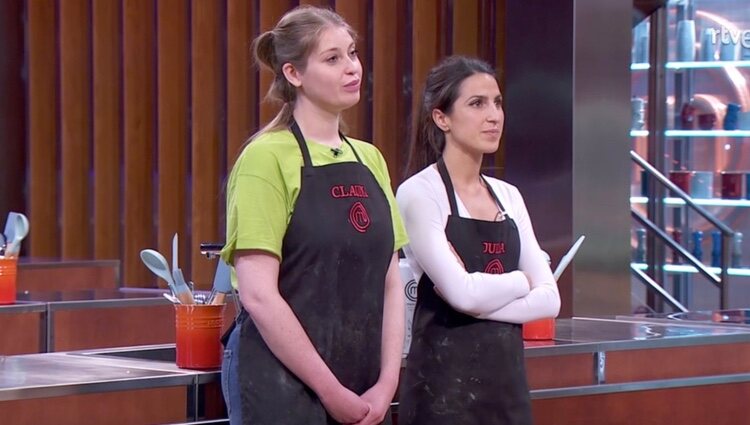 Claudia y Julia antes de la eliminación | Foto: RTVE