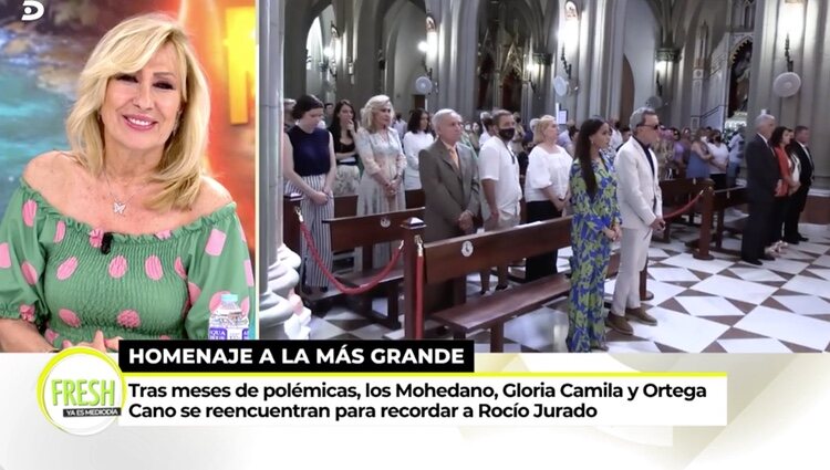 Rosa Benito habla del homenaje a Rocío Jurado