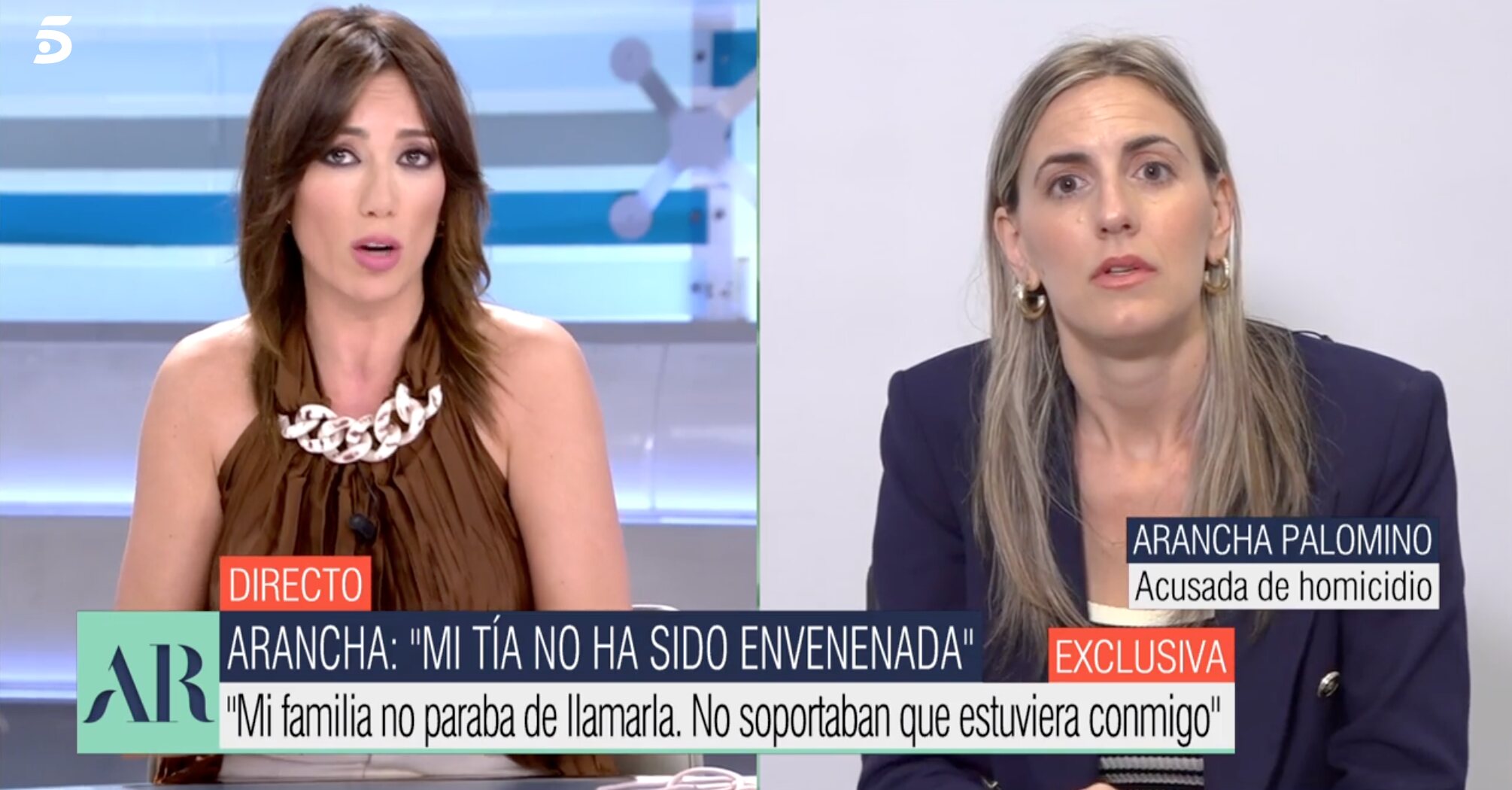 Arancha Palomino habla por primera vez en televisión tras su implicación | Foto: Telecinco.es