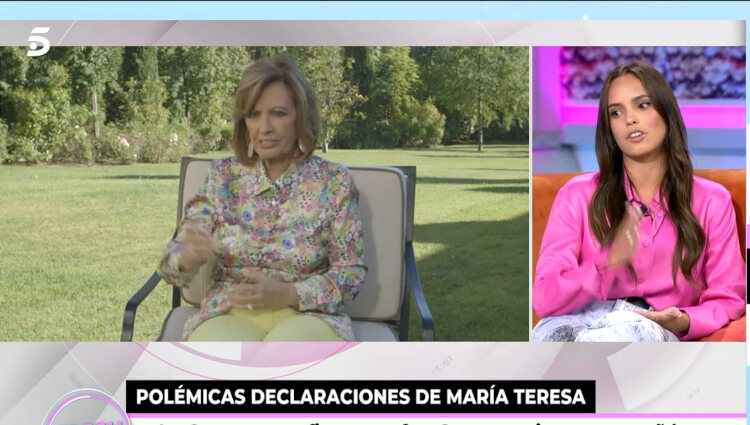 Gloria Camila reacciona a las declaraciones de María Teresa Campos / Foto: Telecinco.es