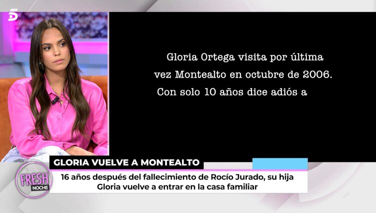 Gloria Camila regresa a Montealto / Foto: Telecinco.es