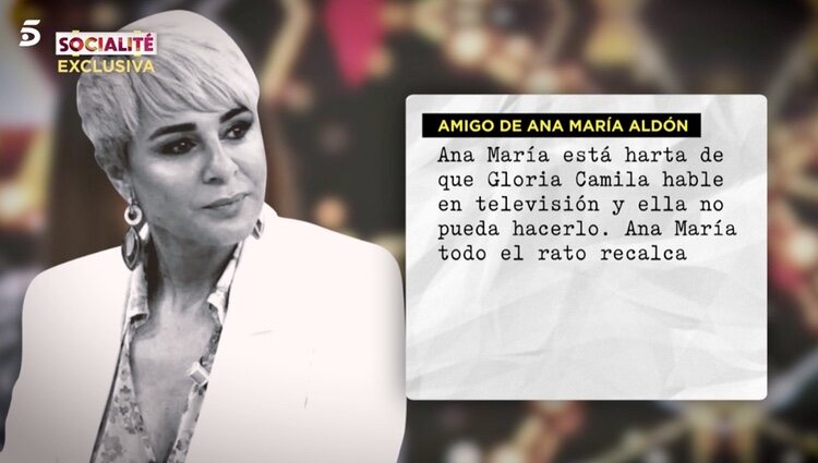 Habla un amigo cercano a Ana María Aldón / Foto: Telecinco.es