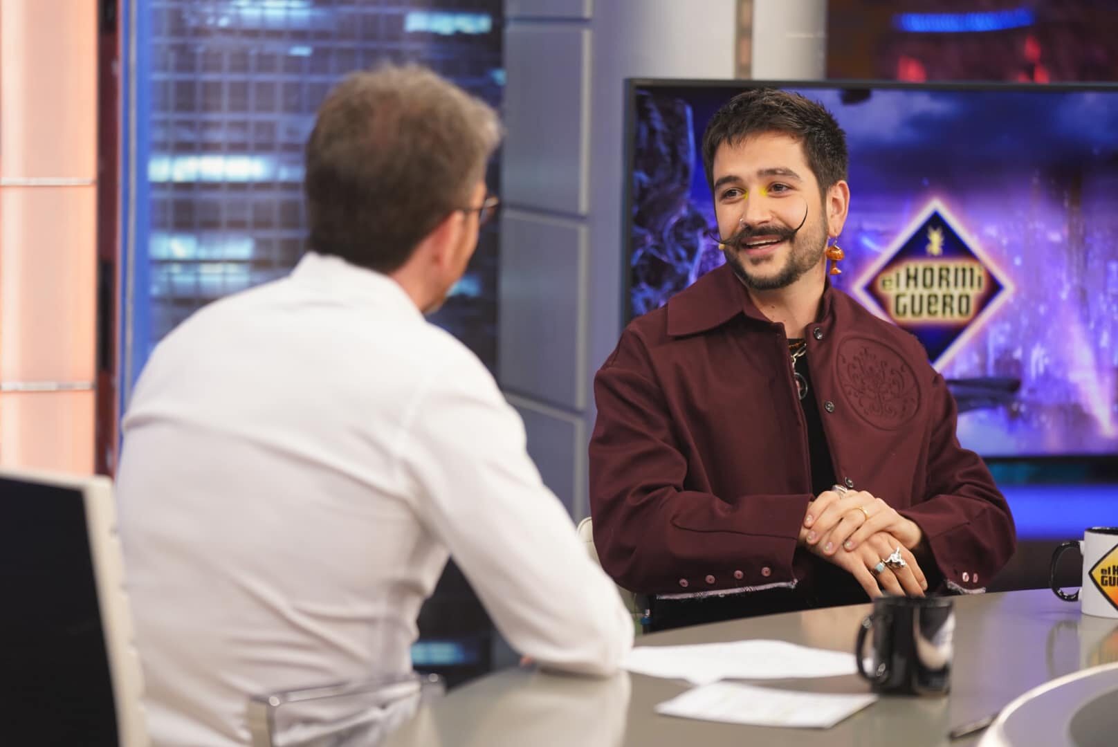 Camilo hablando con Pablo Motos en 'El Hormiguero'/ Foto: Antena 3
