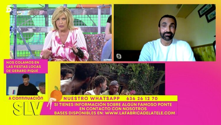 Reacciones al beso de Anabel Pantoja y Yulen Pereira / Foto: Telecinco.es