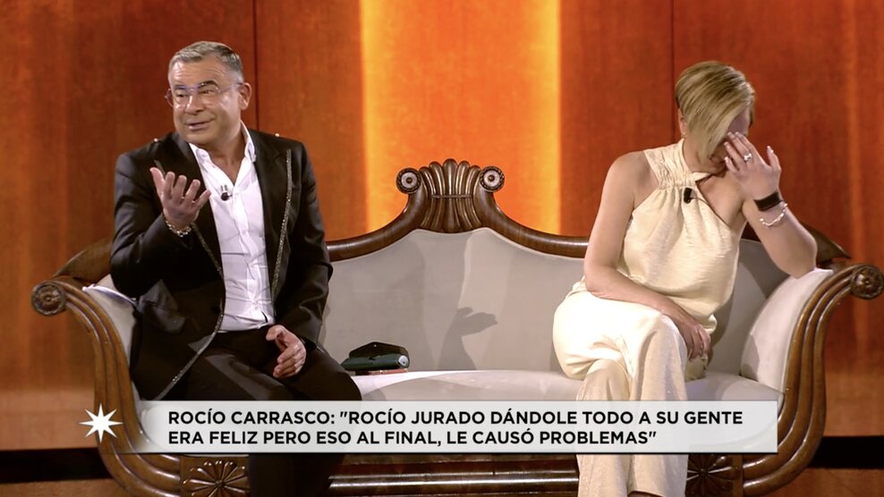 Jorge Javier se acuerda de Olga Moreno en 'En el nombre de Rocío' | Foto: Telecinco.es