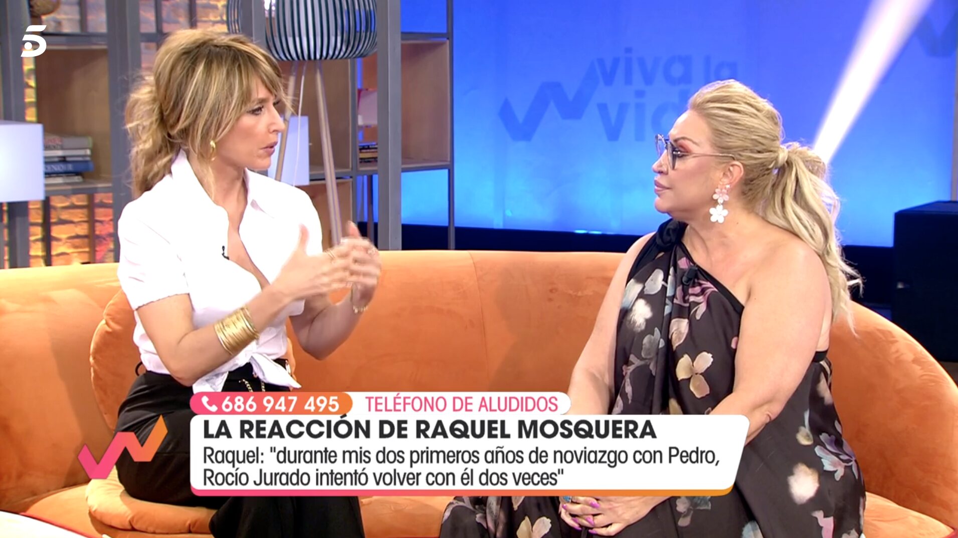 Raquel Mosquera, indignada por las primeras palabras de Rocío Carrasco | Foto: Telecinco.es