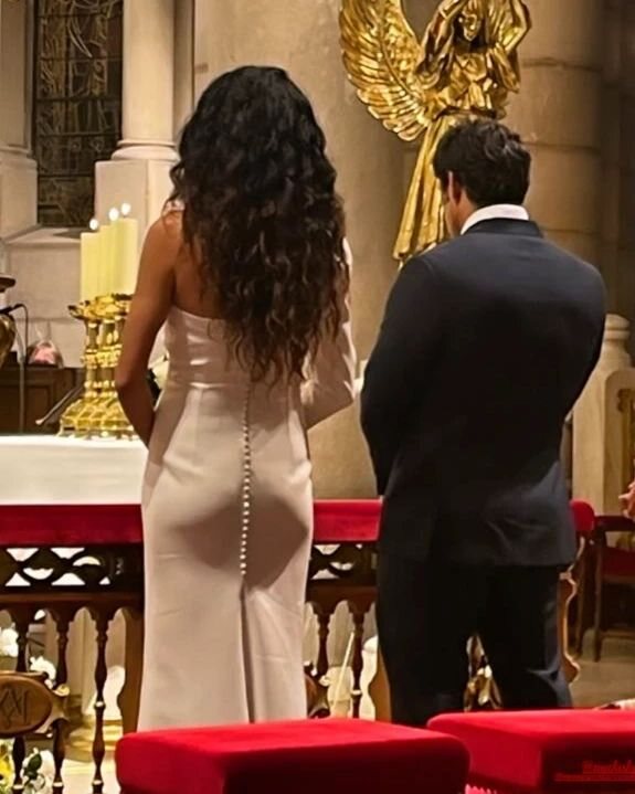 Mónica Estarreado en su boda | Instagram