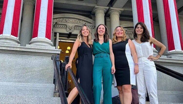 Irene Montero, Lidia Rubio, Ángela Rodríguez e Isa Serra en Nueva York / Foto: Instagram