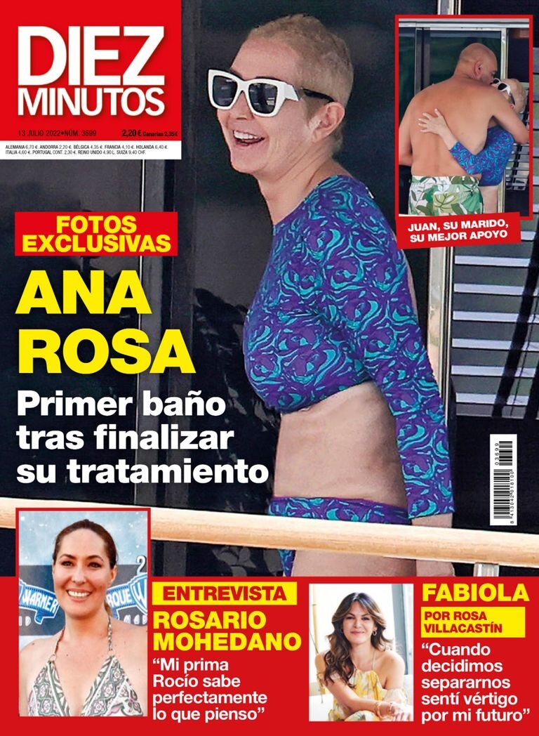 Ana Rosa Quintana en la portada de Diez Minutos