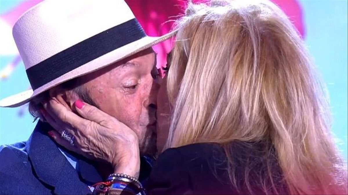 Rosa Benito y Amador Mohedano firmaron la paz con un beso en 'Déjate querer' | Foto: Telecinco.es