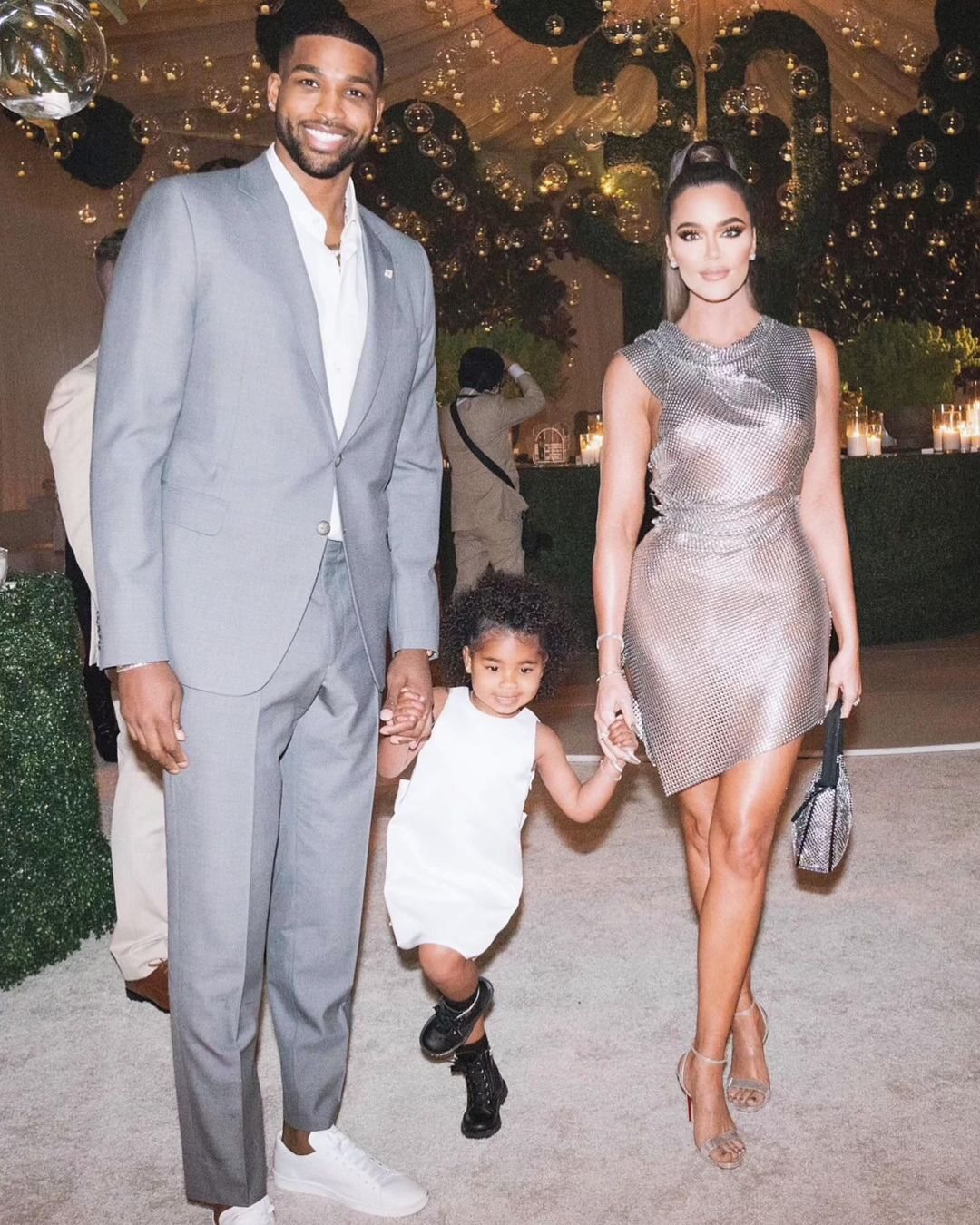Khloé Kardashian y Tristan Thompson supieron que iban a ser padres en noviembre de 2021 | Foto: Instagram