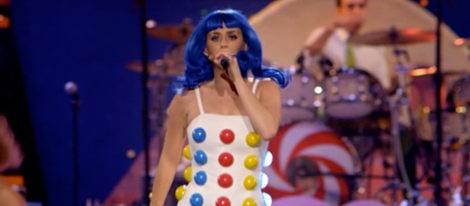 Katy Perry en uno de sus conciertos