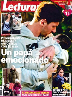 Leo Messi y Antonella Roccuzzo disfrutan de un agradable paseo con su hijo Thiago por Barcelona