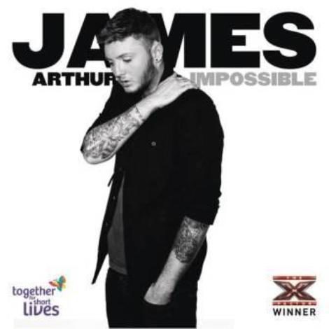 El último ganador de 'The X Factor' James Arthur consigue que su versión del tema 'Impossible' sea Nº1 en Reino Unido