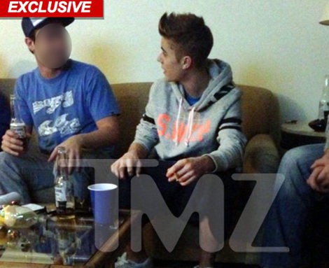 La polémica fotografía de Justin Bieber / Foto: TMZ