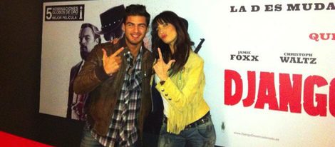 Pilar Rubio y Maxi Iglesias en la proyección de 'Django desencadenado' / Foto: Twitter