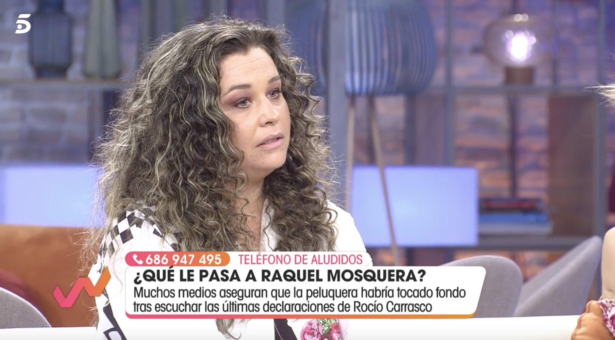 Marina Esnal ha podido hablar con Raquel Mosquera | Foto: Telecinco.es
