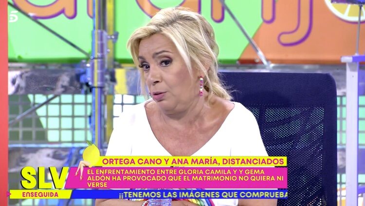 Carmen Borrego hablando en 'Sálvame' | Foto: Telecinco