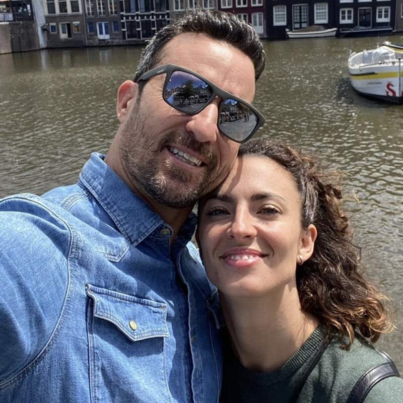 Pablo Puyol con su mujer/ Foto: Instagram