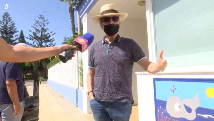 Ortega Cano se enfada con los reporteros de 'Sálvame' | Foto: Telecinco