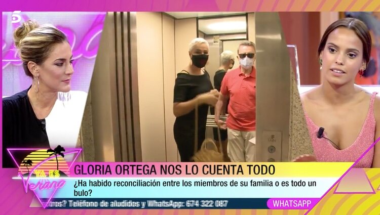 Gloria Camila en el plató de 'Ya es verano' | Foto: Telecinco
