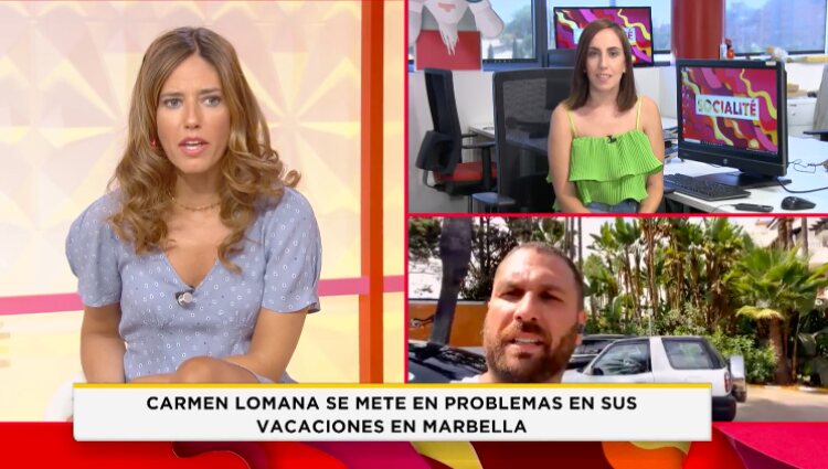 Jordi Martín contando el incidente de Carmen Lomana