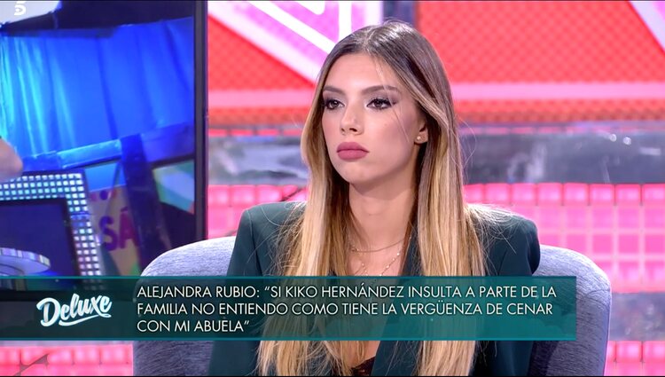 Alejandra Rubio en el 'Deluxe' | Foto: Telecinco