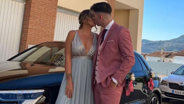 Rocío Flores y Manuel Bedmar en la boda | Instagram