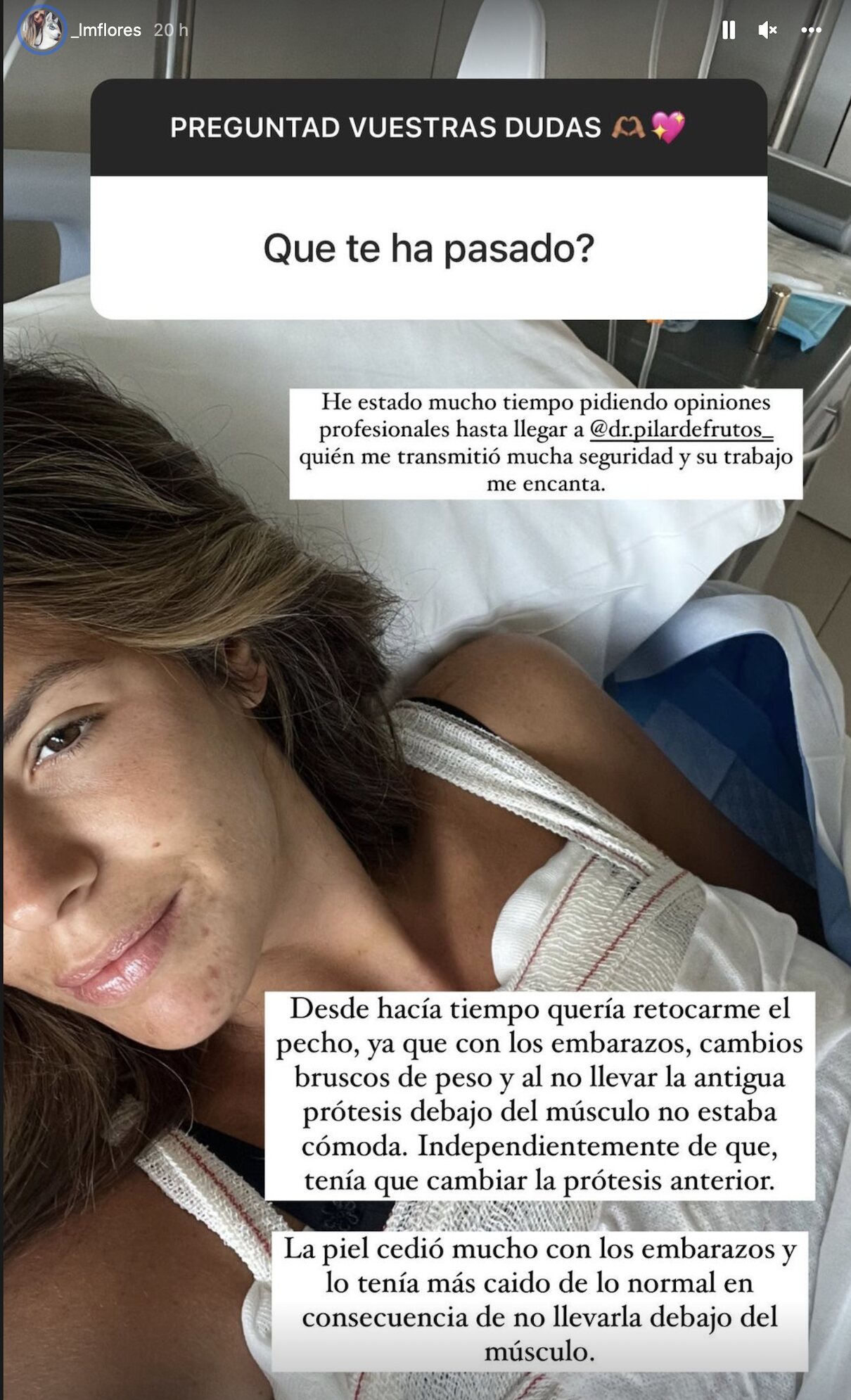Laura Matamoros contesta algunas preguntas de sus seguidores/ Foto: Instagram