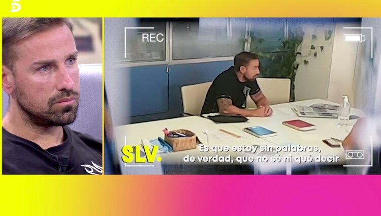 Fragmento de la reunión entre Rafa Mora y los directores de 'Sálvame' | Foto: Telecinco